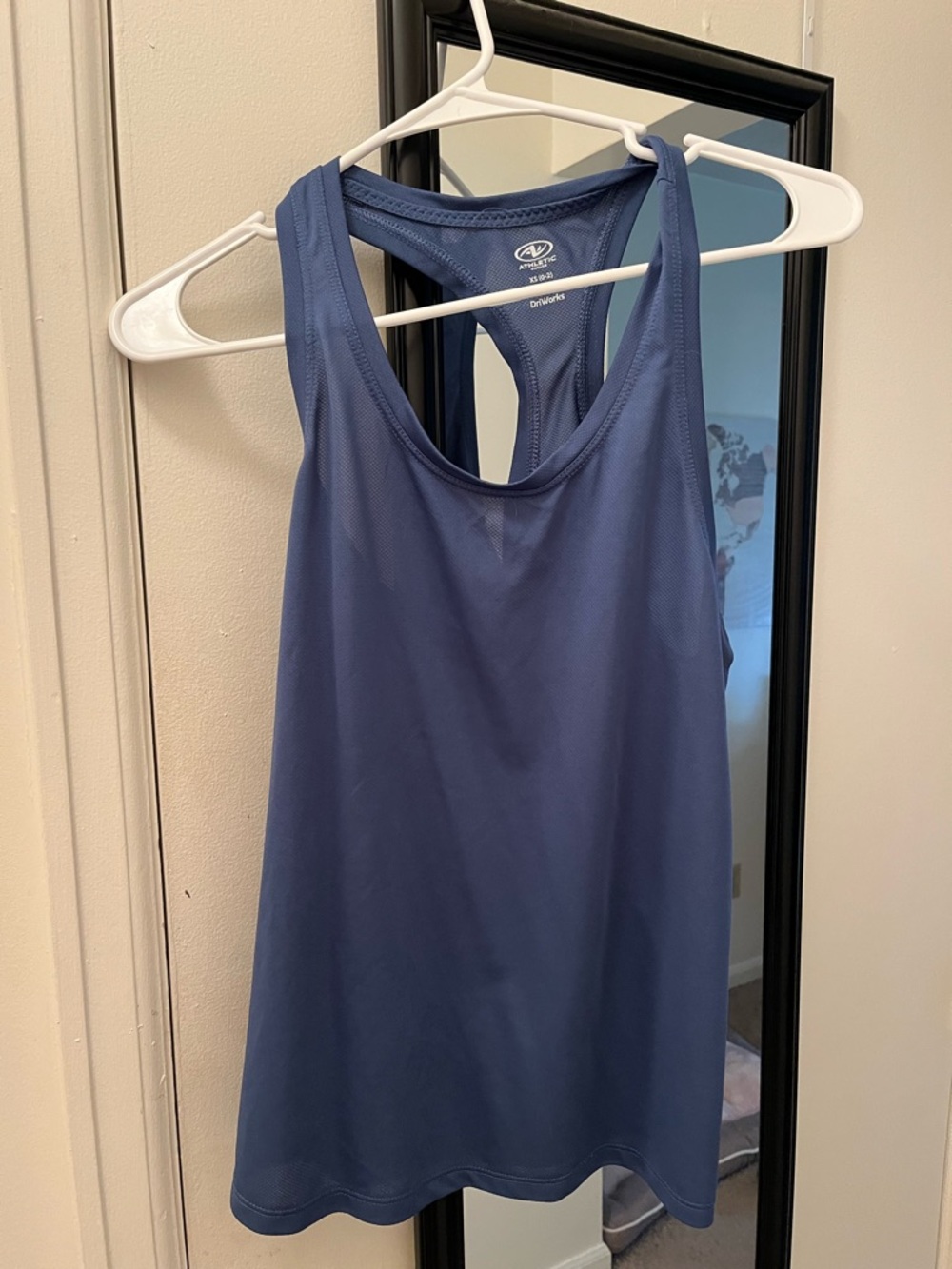 Navy Blue Racerback Performance Tank